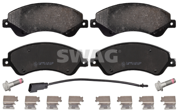 set placute frana,frana disc 50 91 6673 SWAG